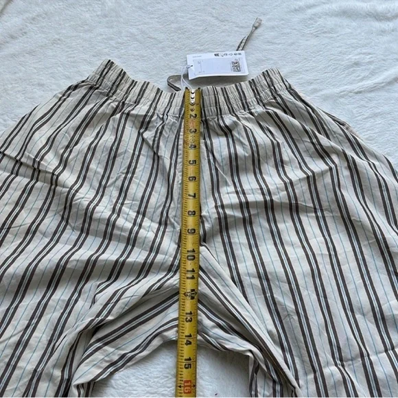 Cos striped wide leg pants